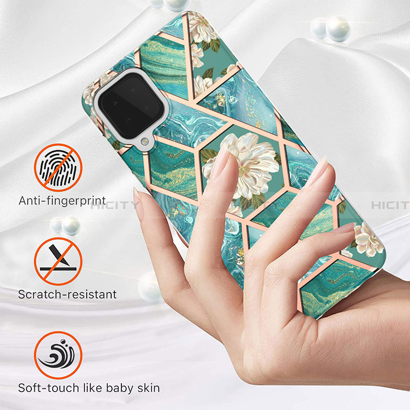 Coque Silicone Motif Fantaisie Souple Couleur Unie Etui Housse Y02B pour Samsung Galaxy A22 4G Plus