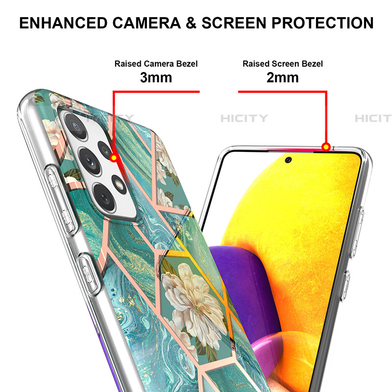 Coque Silicone Motif Fantaisie Souple Couleur Unie Etui Housse Y02B pour Samsung Galaxy A72 5G Plus