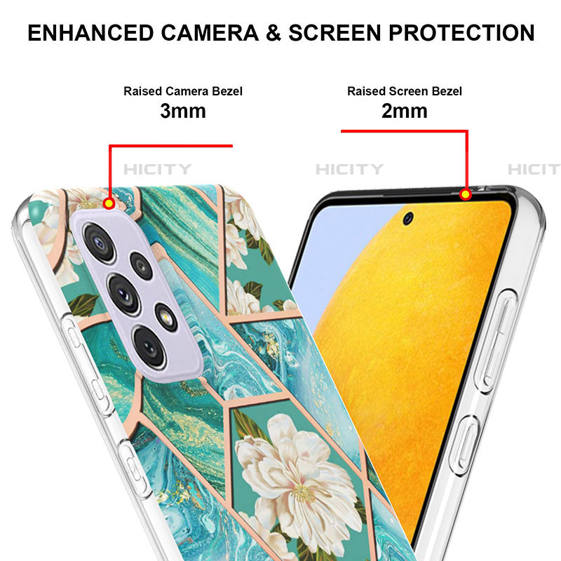 Coque Silicone Motif Fantaisie Souple Couleur Unie Etui Housse Y02B pour Samsung Galaxy A73 5G Plus