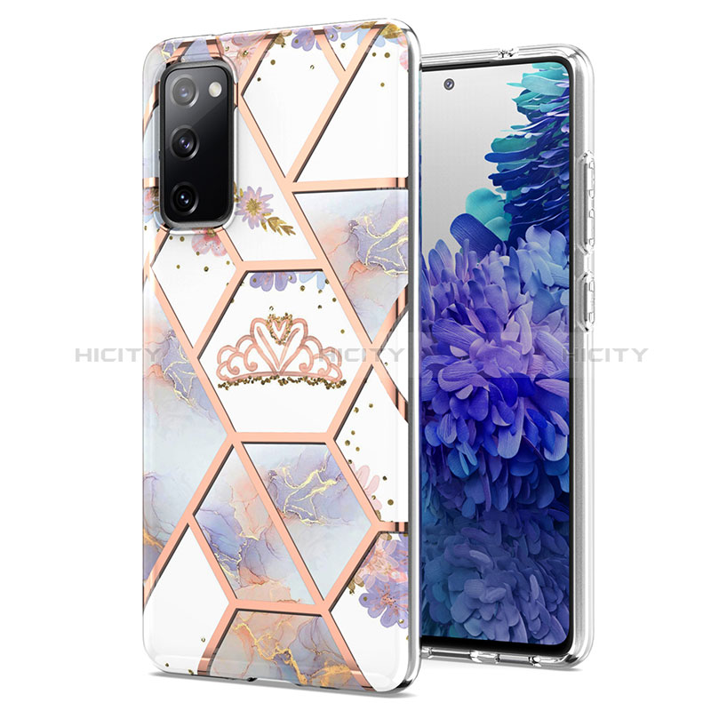 Coque Silicone Motif Fantaisie Souple Couleur Unie Etui Housse Y02B pour Samsung Galaxy S20 FE (2022) 5G Plus