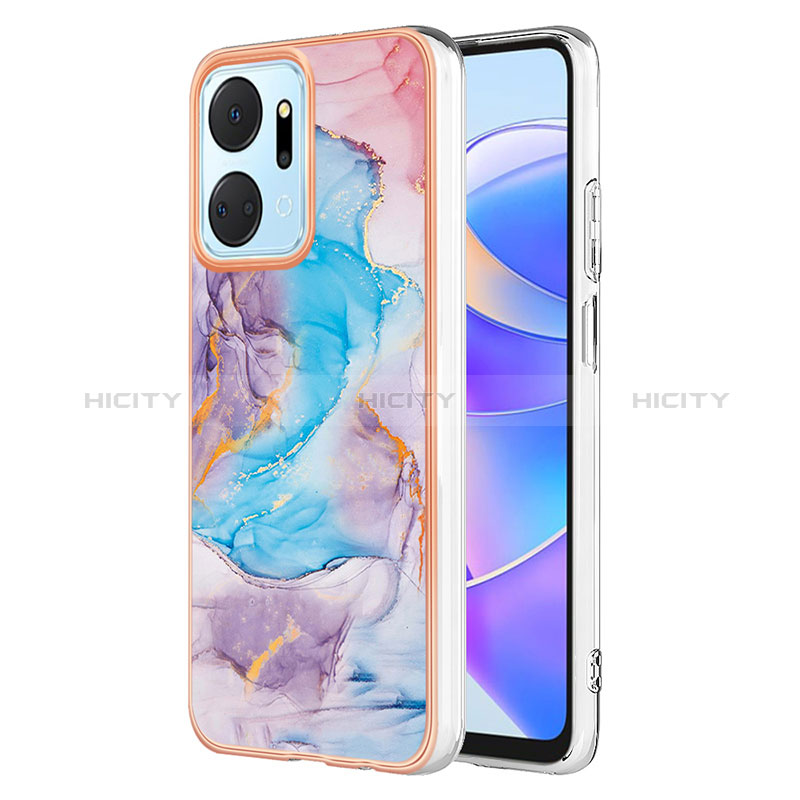 Coque Silicone Motif Fantaisie Souple Couleur Unie Etui Housse Y03B pour Huawei Honor X7a Plus