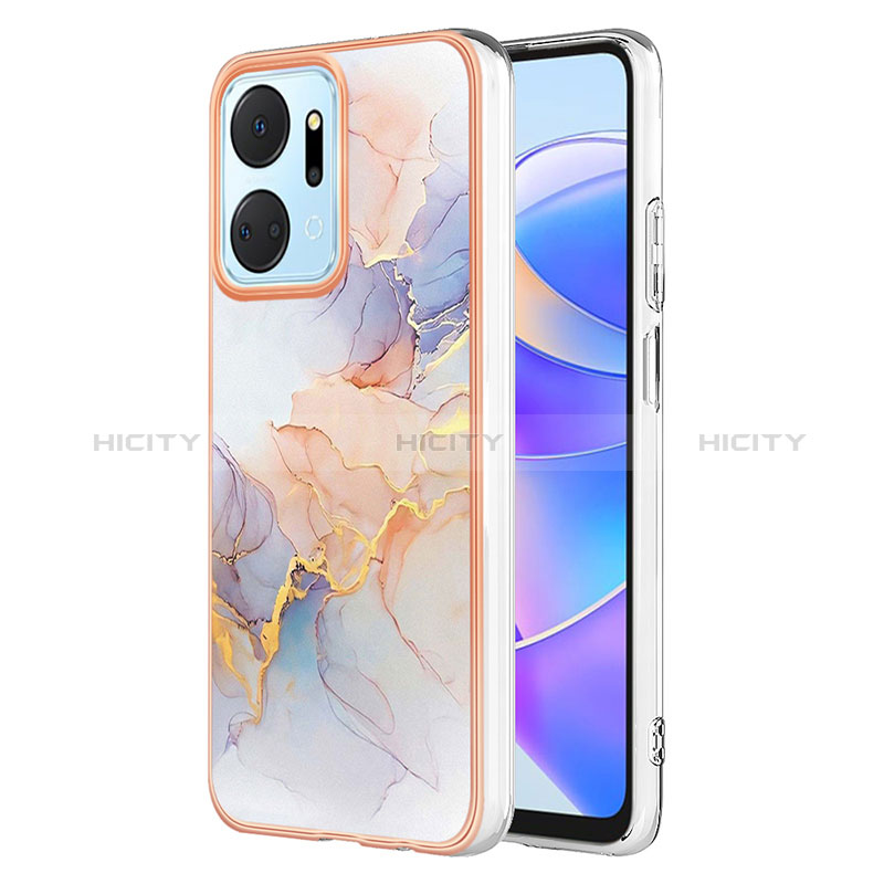 Coque Silicone Motif Fantaisie Souple Couleur Unie Etui Housse Y03B pour Huawei Honor X7a Plus