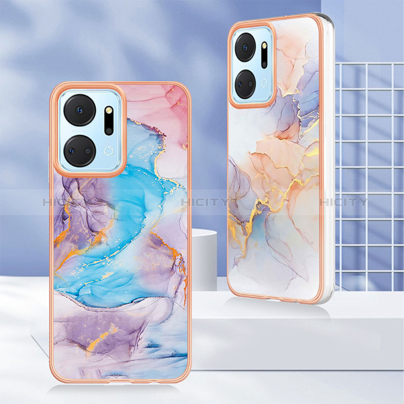 Coque Silicone Motif Fantaisie Souple Couleur Unie Etui Housse Y03B pour Huawei Honor X7a Plus