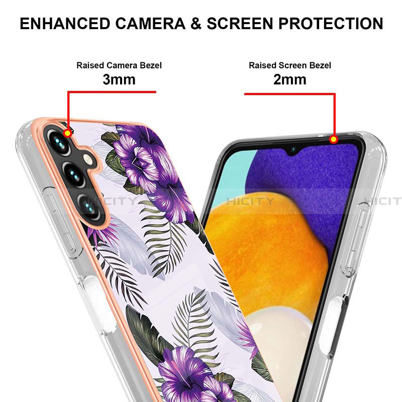 Coque Silicone Motif Fantaisie Souple Couleur Unie Etui Housse Y03B pour Samsung Galaxy A13 5G Plus