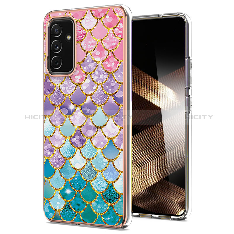 Coque Silicone Motif Fantaisie Souple Couleur Unie Etui Housse Y03B pour Samsung Galaxy A15 4G Colorful Plus