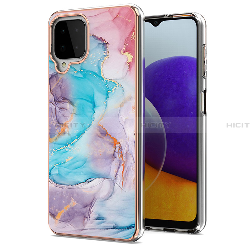 Coque Silicone Motif Fantaisie Souple Couleur Unie Etui Housse Y03B pour Samsung Galaxy A22 4G Plus