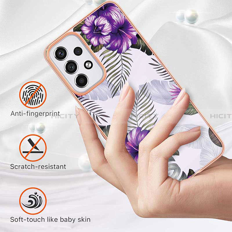 Coque Silicone Motif Fantaisie Souple Couleur Unie Etui Housse Y03B pour Samsung Galaxy A33 5G Plus