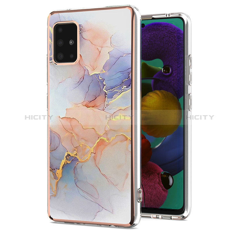 Coque Silicone Motif Fantaisie Souple Couleur Unie Etui Housse Y03B pour Samsung Galaxy A51 4G Plus