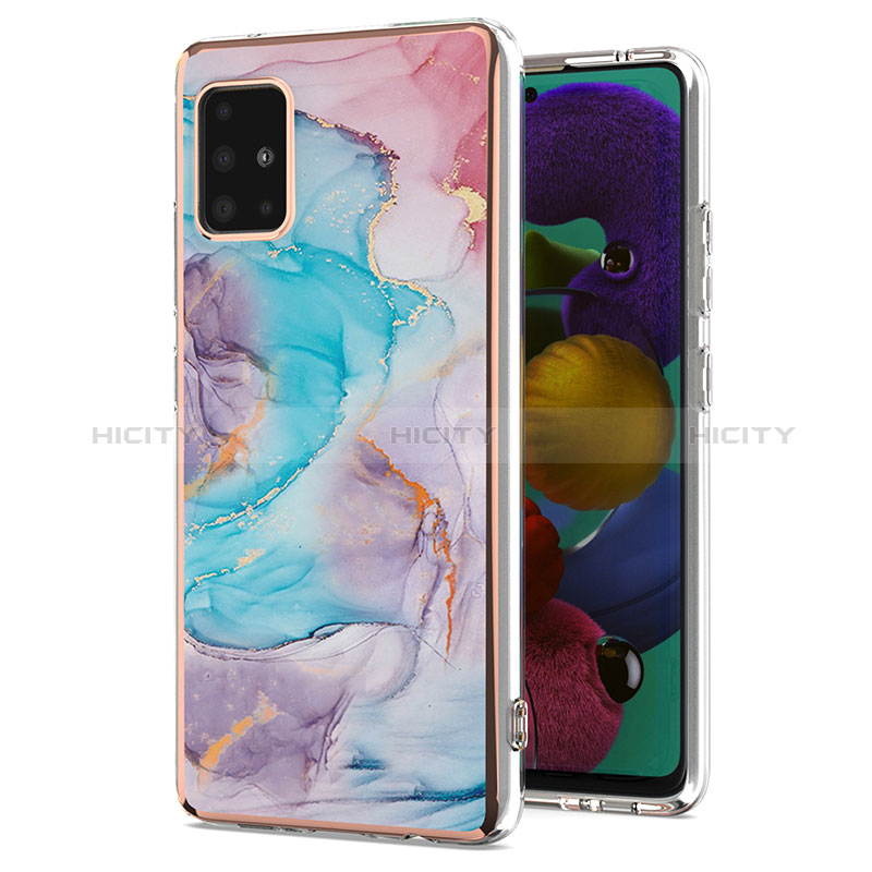 Coque Silicone Motif Fantaisie Souple Couleur Unie Etui Housse Y03B pour Samsung Galaxy A51 4G Plus