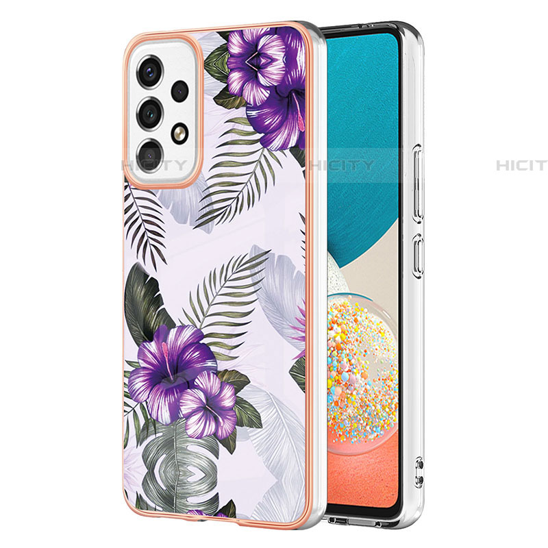 Coque Silicone Motif Fantaisie Souple Couleur Unie Etui Housse Y03B pour Samsung Galaxy A53 5G Plus