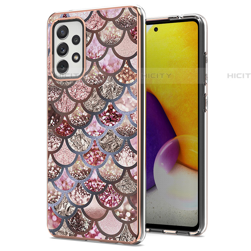 Coque Silicone Motif Fantaisie Souple Couleur Unie Etui Housse Y03B pour Samsung Galaxy A72 5G Plus