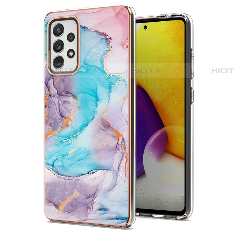 Coque Silicone Motif Fantaisie Souple Couleur Unie Etui Housse Y03B pour Samsung Galaxy A72 5G Plus