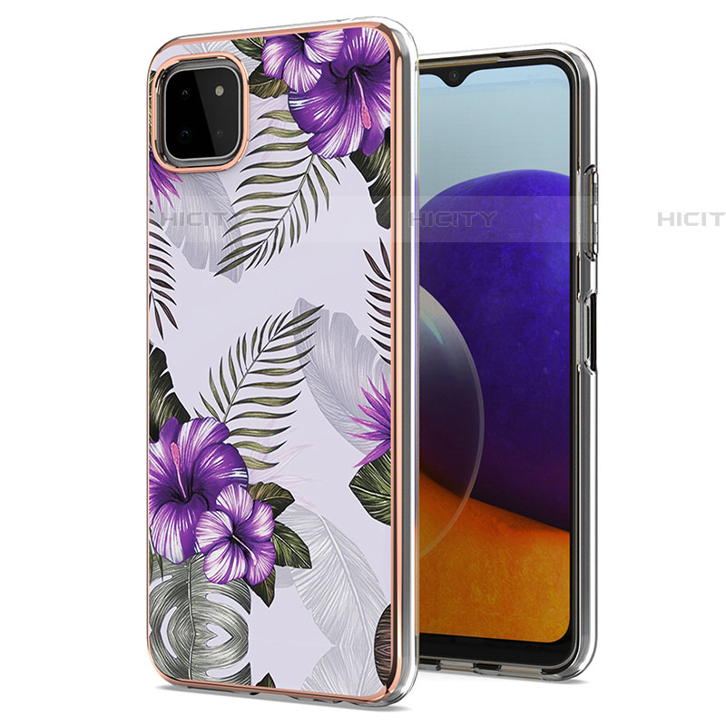 Coque Silicone Motif Fantaisie Souple Couleur Unie Etui Housse Y03B pour Samsung Galaxy F42 5G Plus