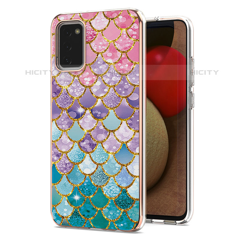 Coque Silicone Motif Fantaisie Souple Couleur Unie Etui Housse Y03B pour Samsung Galaxy M02s Plus