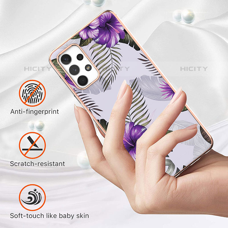 Coque Silicone Motif Fantaisie Souple Couleur Unie Etui Housse Y03B pour Samsung Galaxy M32 5G Plus