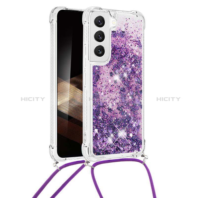 Coque Silicone Motif Fantaisie Souple Couleur Unie Etui Housse Y03B pour Samsung Galaxy S24 5G Violet Plus