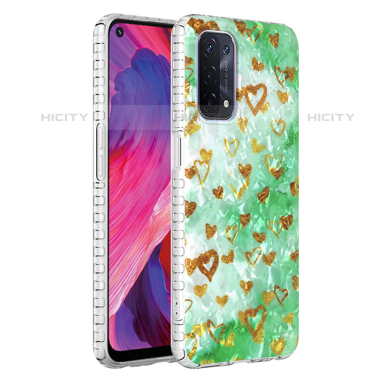 Coque Silicone Motif Fantaisie Souple Couleur Unie Etui Housse Y04B pour OnePlus Nord N200 5G Pastel Vert Plus