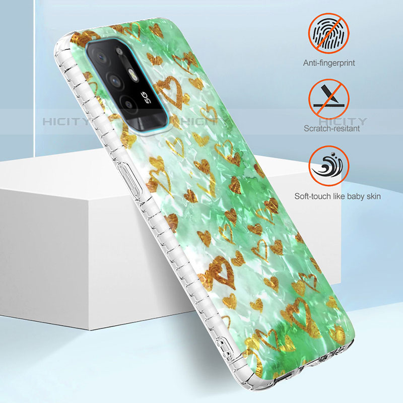 Coque Silicone Motif Fantaisie Souple Couleur Unie Etui Housse Y04B pour Oppo A94 4G Plus