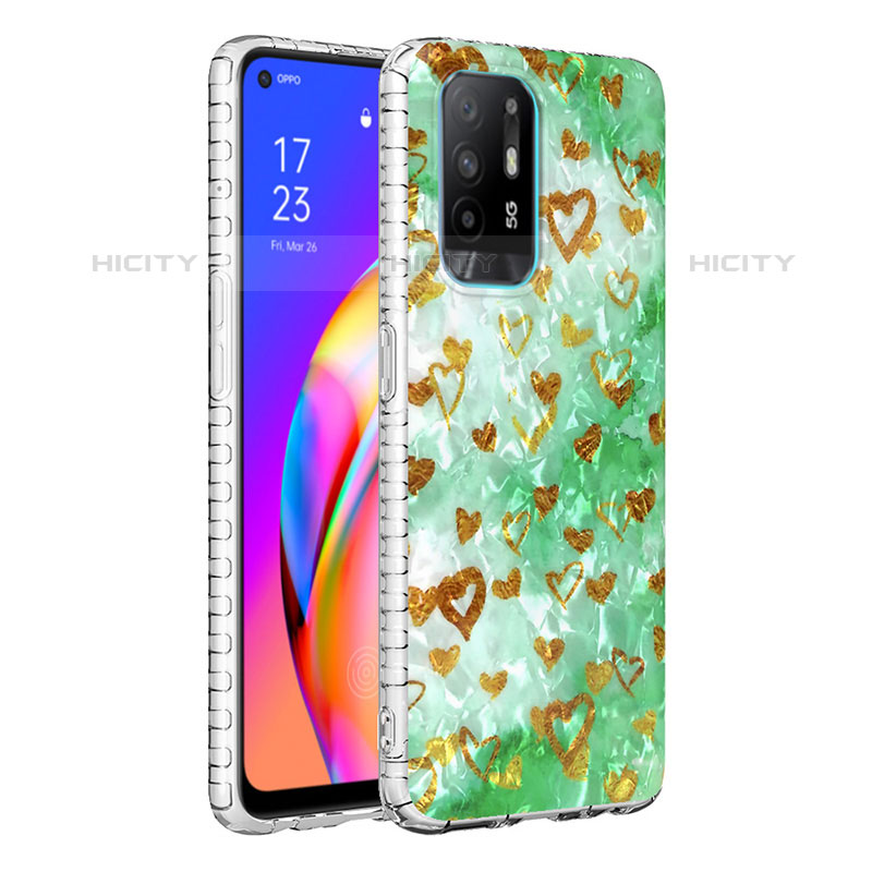 Coque Silicone Motif Fantaisie Souple Couleur Unie Etui Housse Y04B pour Oppo A94 4G Plus