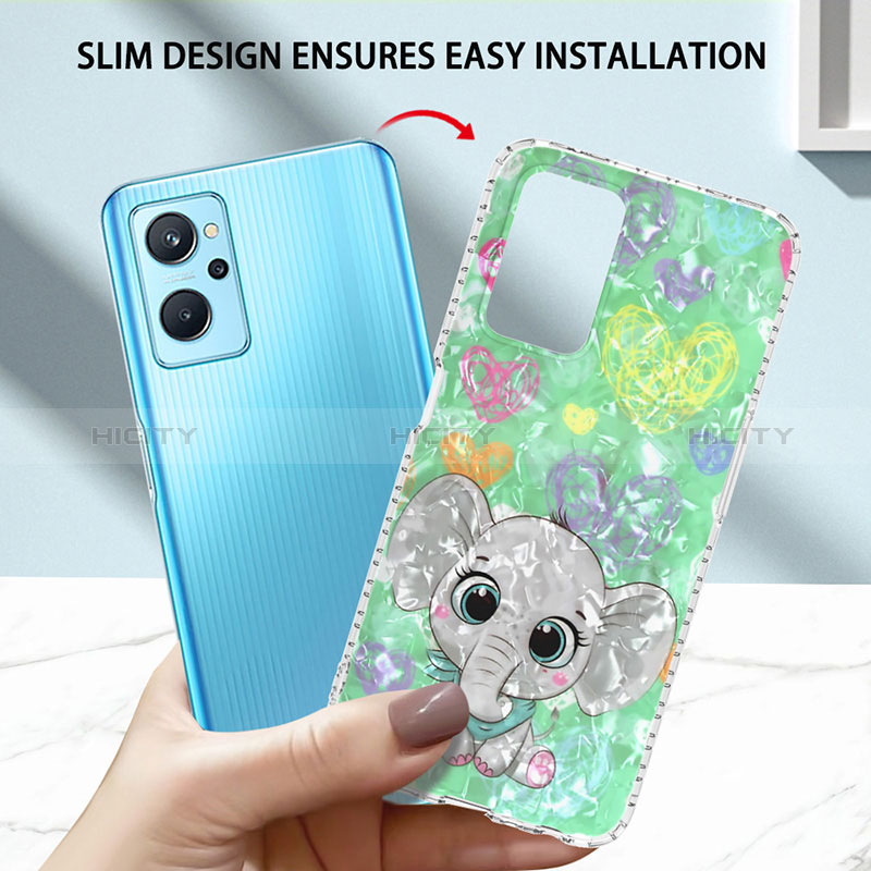 Coque Silicone Motif Fantaisie Souple Couleur Unie Etui Housse Y04B pour Oppo A96 4G Plus