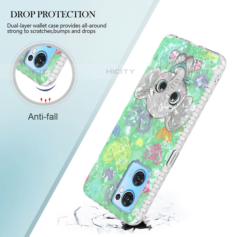 Coque Silicone Motif Fantaisie Souple Couleur Unie Etui Housse Y04B pour Oppo Reno7 5G Plus