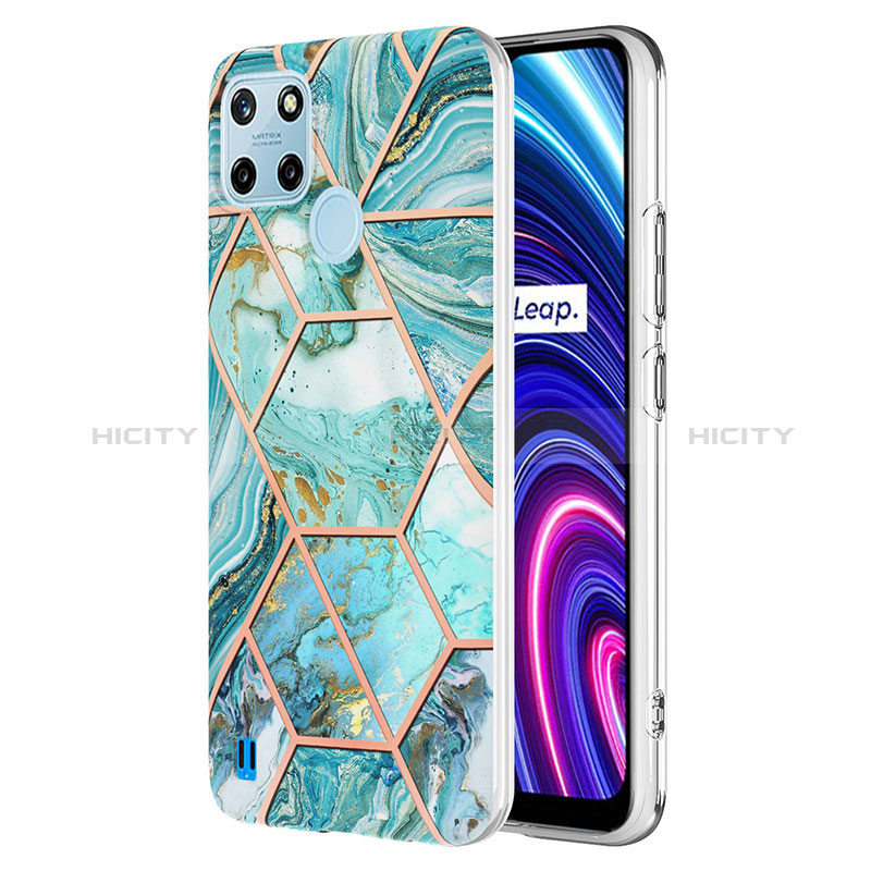 Coque Silicone Motif Fantaisie Souple Couleur Unie Etui Housse Y04B pour Realme C21Y Plus