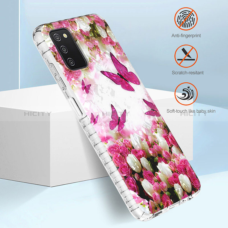 Coque Silicone Motif Fantaisie Souple Couleur Unie Etui Housse Y04B pour Samsung Galaxy A02s Plus