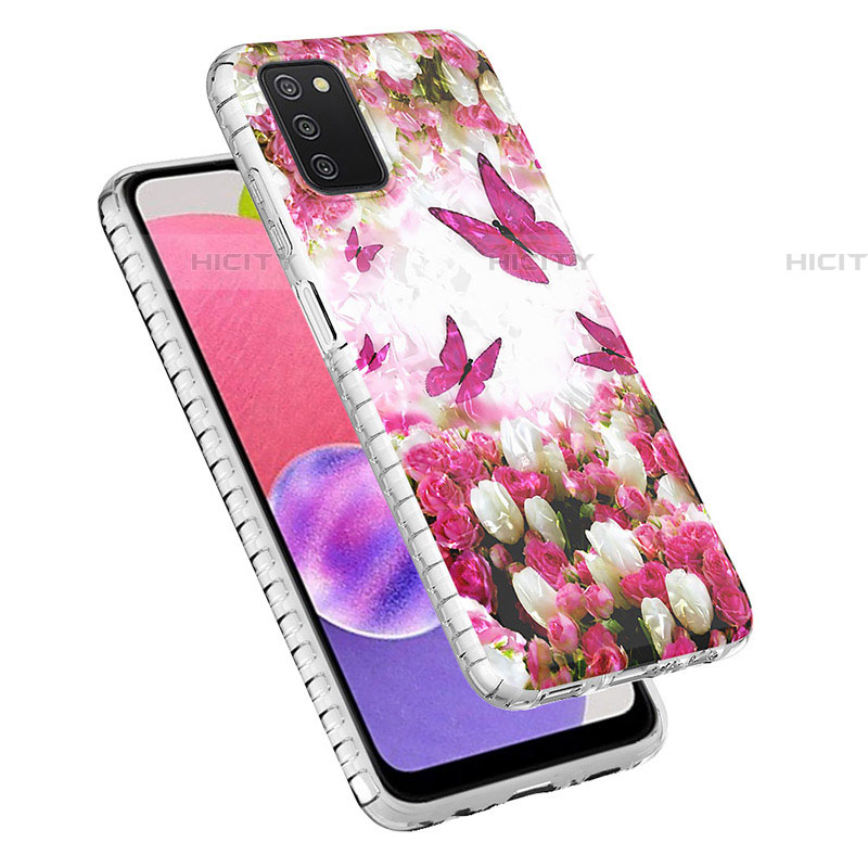 Coque Silicone Motif Fantaisie Souple Couleur Unie Etui Housse Y04B pour Samsung Galaxy A03s Plus