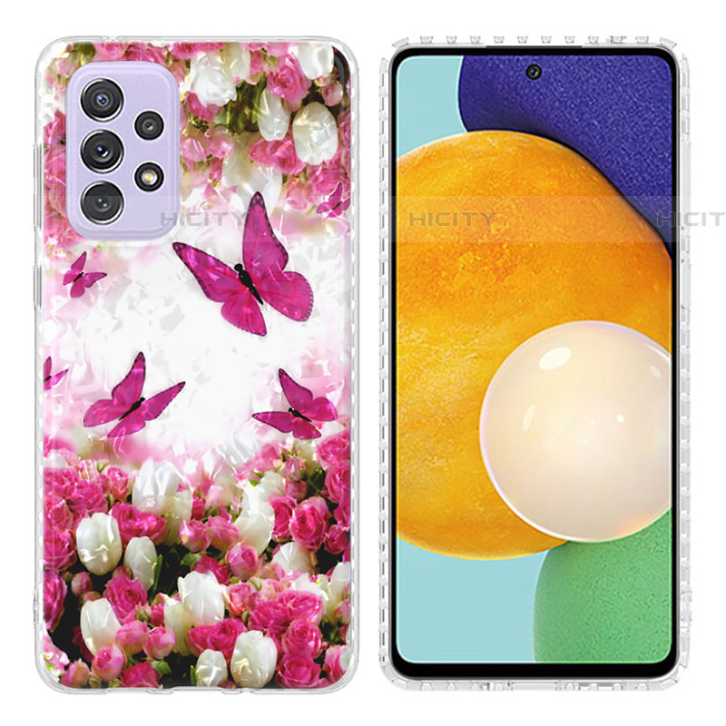 Coque Silicone Motif Fantaisie Souple Couleur Unie Etui Housse Y04B pour Samsung Galaxy A73 5G Plus