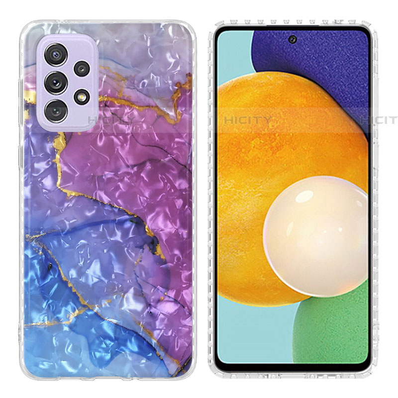 Coque Silicone Motif Fantaisie Souple Couleur Unie Etui Housse Y04B pour Samsung Galaxy A73 5G Plus