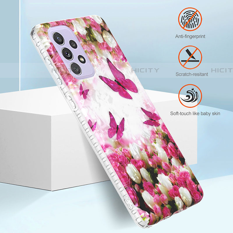 Coque Silicone Motif Fantaisie Souple Couleur Unie Etui Housse Y04B pour Samsung Galaxy A73 5G Plus