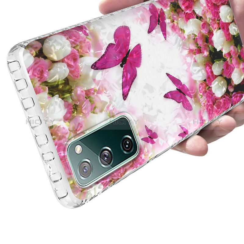 Coque Silicone Motif Fantaisie Souple Couleur Unie Etui Housse Y04B pour Samsung Galaxy S20 Lite 5G Plus