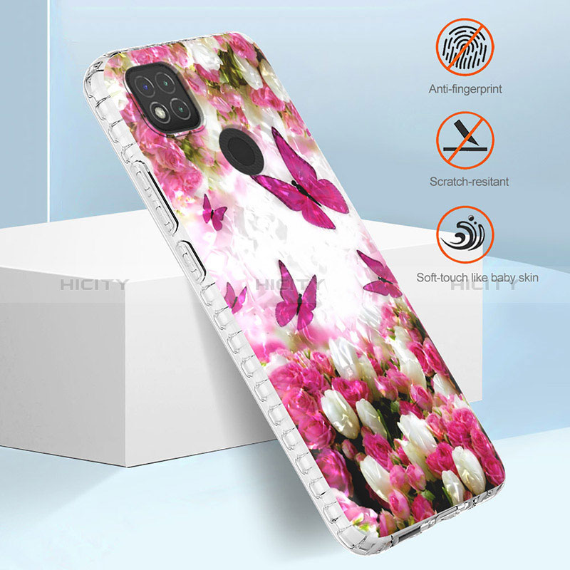 Coque Silicone Motif Fantaisie Souple Couleur Unie Etui Housse Y04B pour Xiaomi POCO C31 Plus