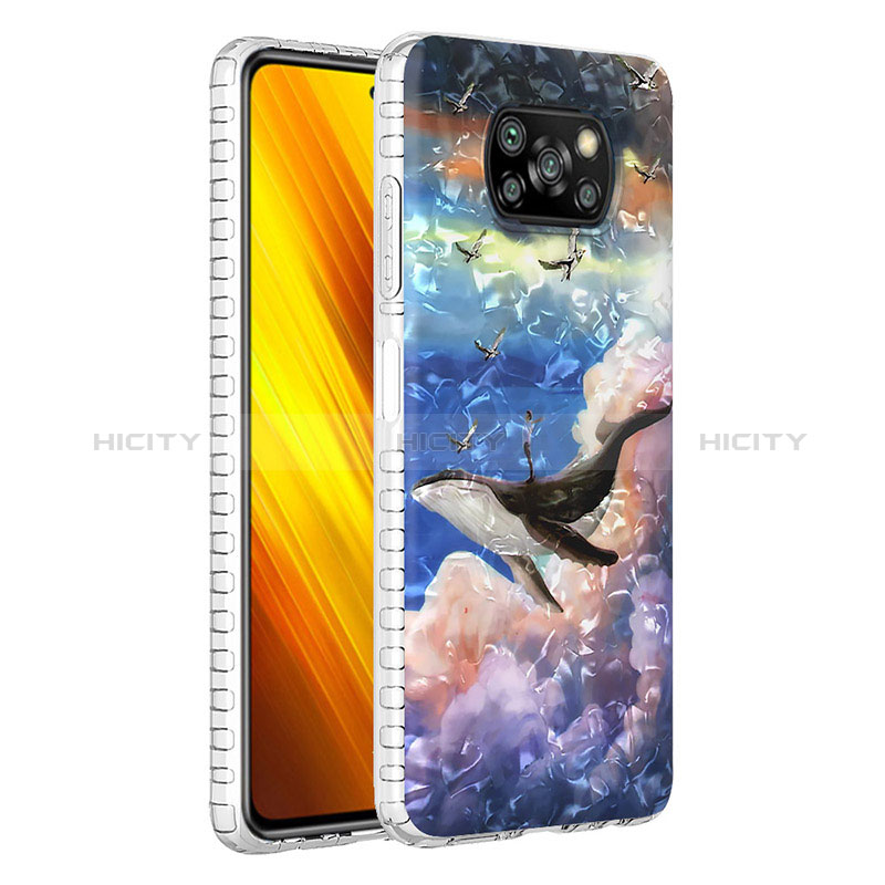 Coque Silicone Motif Fantaisie Souple Couleur Unie Etui Housse Y04B pour Xiaomi Poco X3 NFC Mixte Plus