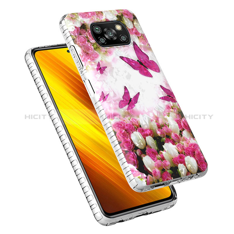 Coque Silicone Motif Fantaisie Souple Couleur Unie Etui Housse Y04B pour Xiaomi Poco X3 NFC Plus