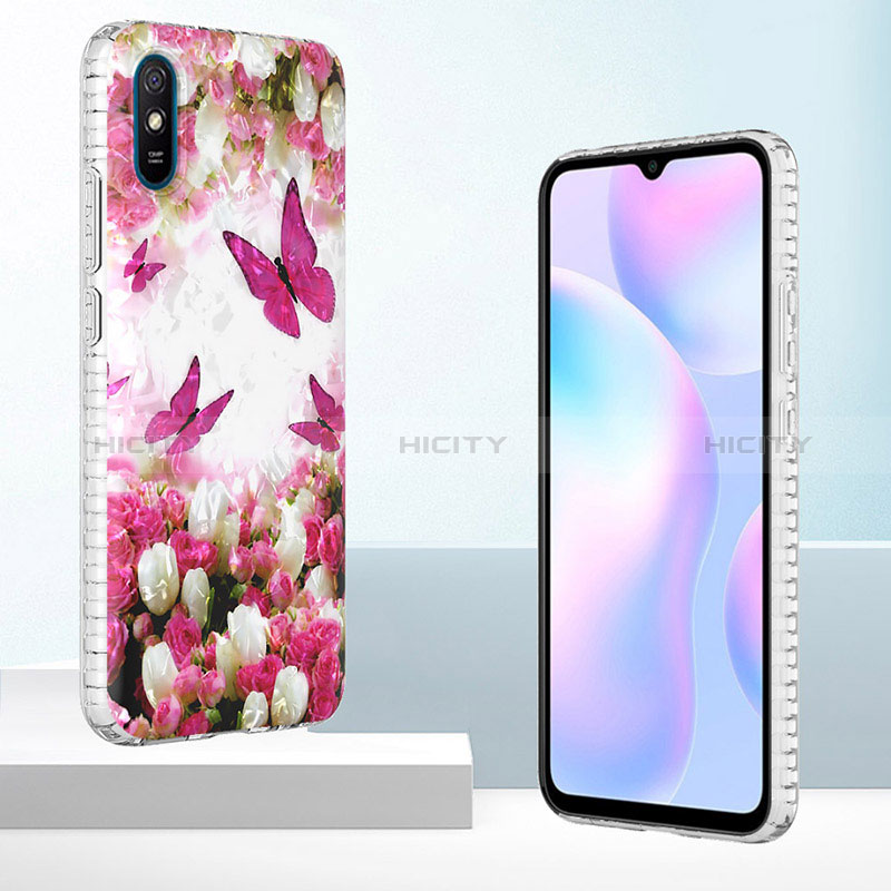 Coque Silicone Motif Fantaisie Souple Couleur Unie Etui Housse Y04B pour Xiaomi Redmi 9i Plus