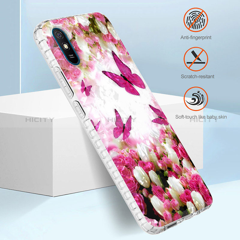 Coque Silicone Motif Fantaisie Souple Couleur Unie Etui Housse Y04B pour Xiaomi Redmi 9i Plus