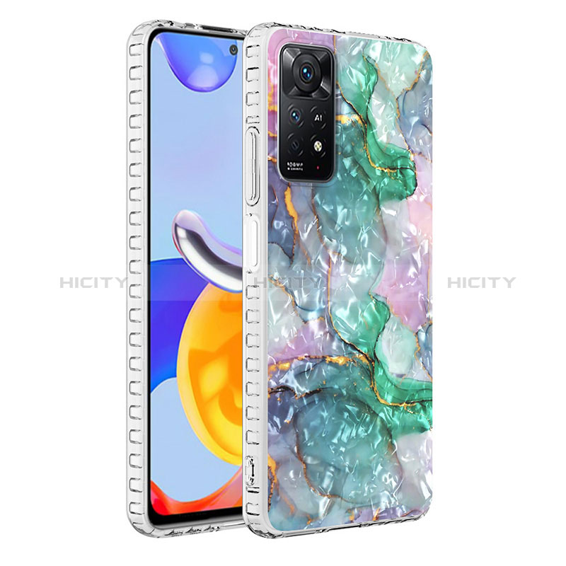 Coque Silicone Motif Fantaisie Souple Couleur Unie Etui Housse Y04B pour Xiaomi Redmi Note 11 Pro 4G Plus