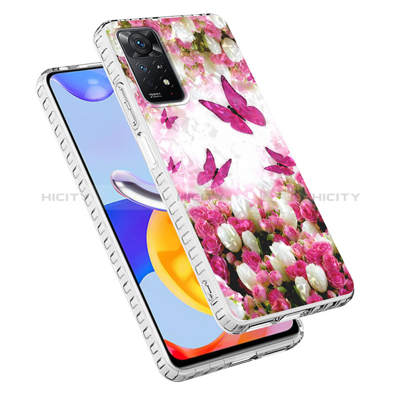 Coque Silicone Motif Fantaisie Souple Couleur Unie Etui Housse Y04B pour Xiaomi Redmi Note 11 Pro 5G Plus