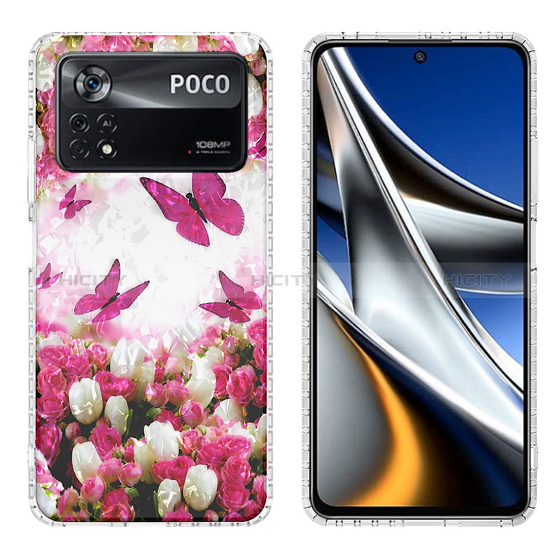 Coque Silicone Motif Fantaisie Souple Couleur Unie Etui Housse Y04B pour Xiaomi Redmi Note 11E Pro 5G Plus