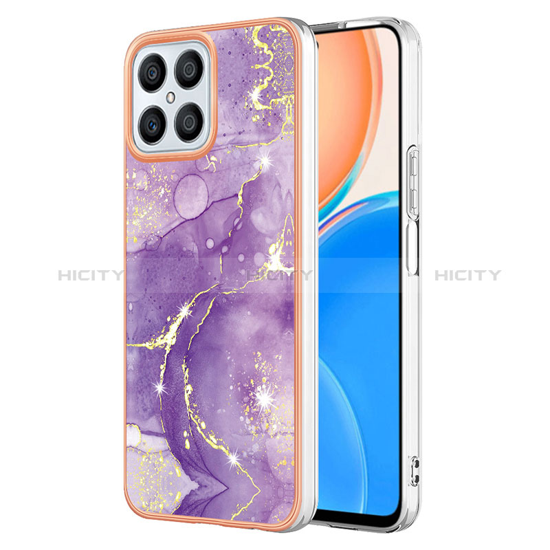 Coque Silicone Motif Fantaisie Souple Couleur Unie Etui Housse Y05B pour Huawei Honor X8 4G Plus