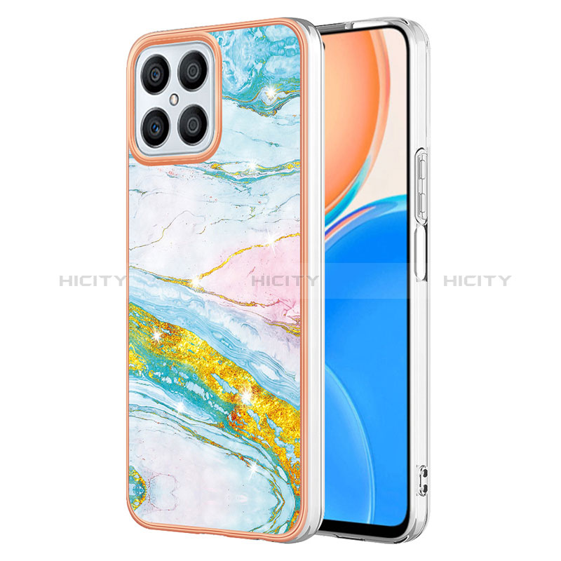 Coque Silicone Motif Fantaisie Souple Couleur Unie Etui Housse Y05B pour Huawei Honor X8 4G Plus