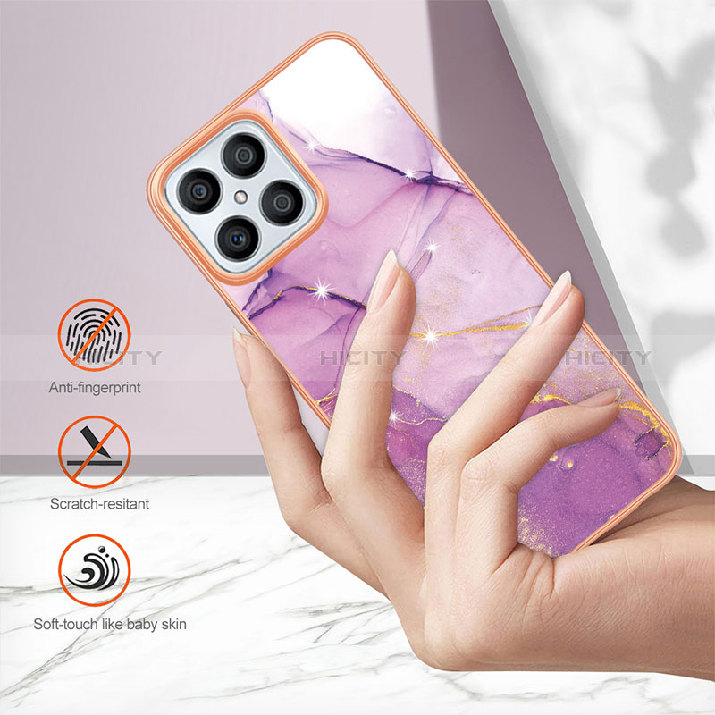 Coque Silicone Motif Fantaisie Souple Couleur Unie Etui Housse Y05B pour Huawei Honor X8 4G Plus