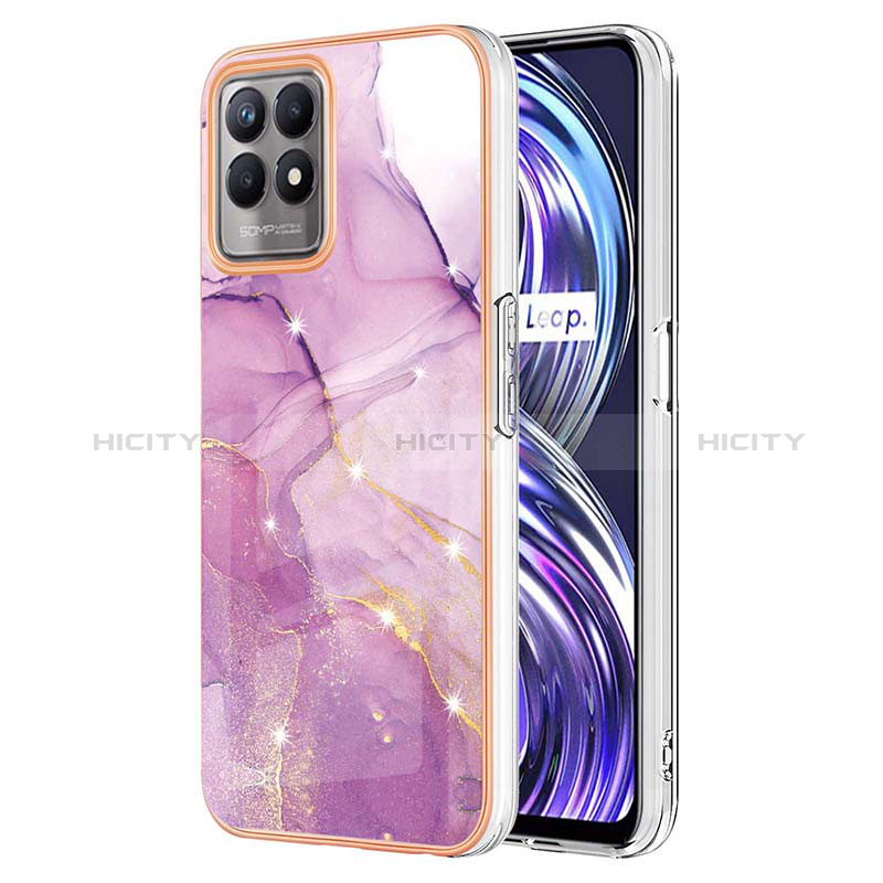 Coque Silicone Motif Fantaisie Souple Couleur Unie Etui Housse Y05B pour Realme 8i Plus