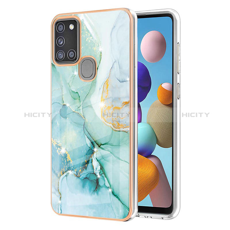 Coque Silicone Motif Fantaisie Souple Couleur Unie Etui Housse Y05B pour Samsung Galaxy A21s Plus