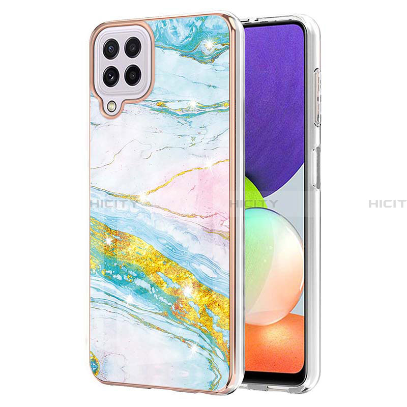 Coque Silicone Motif Fantaisie Souple Couleur Unie Etui Housse Y05B pour Samsung Galaxy A22 4G Colorful Plus