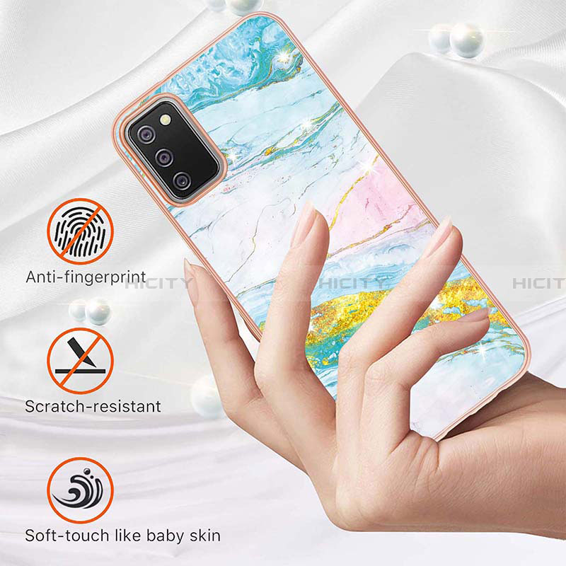 Coque Silicone Motif Fantaisie Souple Couleur Unie Etui Housse Y05B pour Samsung Galaxy F02S SM-E025F Plus