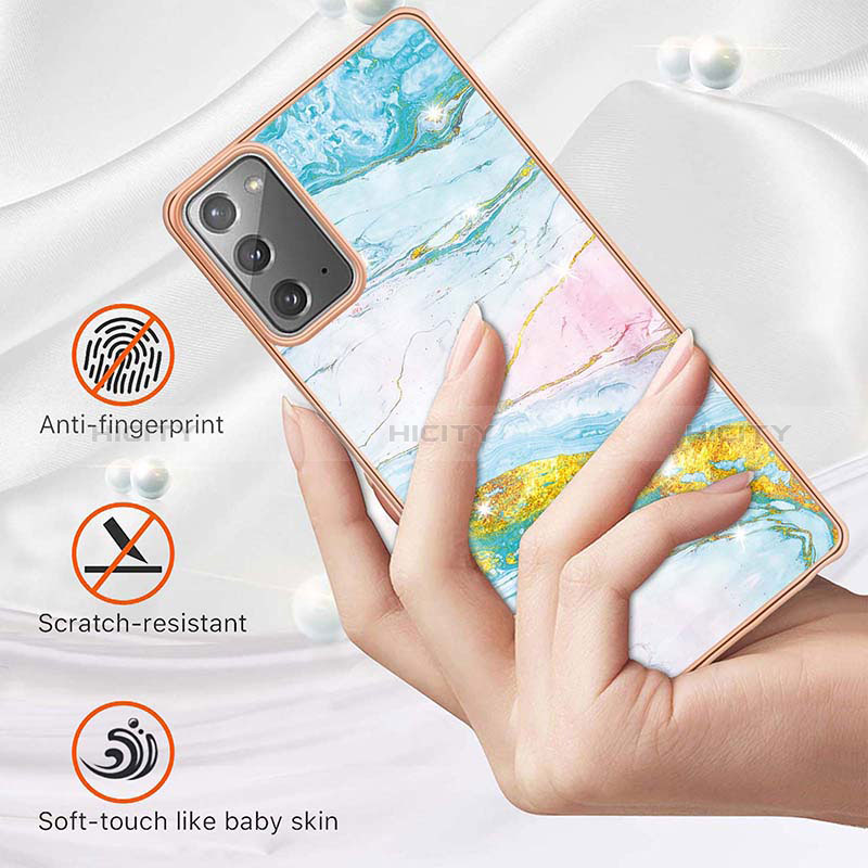 Coque Silicone Motif Fantaisie Souple Couleur Unie Etui Housse Y05B pour Samsung Galaxy Note 20 5G Plus