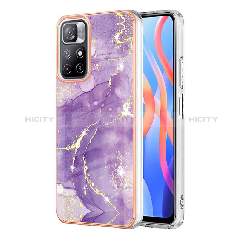 Coque Silicone Motif Fantaisie Souple Couleur Unie Etui Housse Y05B pour Xiaomi Poco M4 Pro 5G Plus