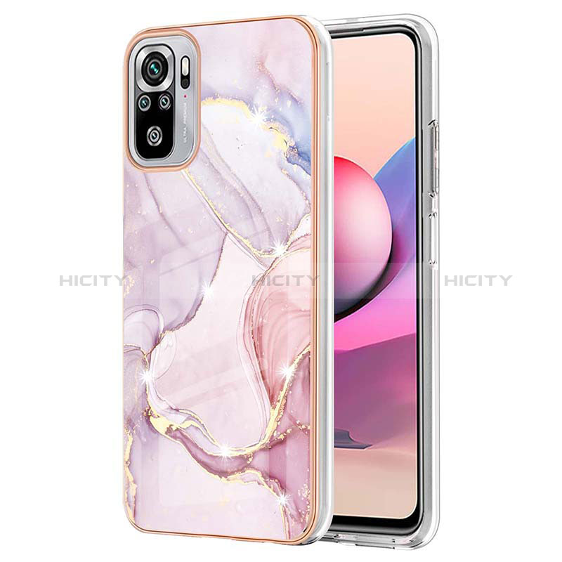 Coque Silicone Motif Fantaisie Souple Couleur Unie Etui Housse Y05B pour Xiaomi Poco M5S Rose Plus